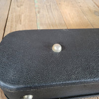 Gibson ES - 335 ES - 330 ES - 345 Hard Case 1960s Black with Purple Lining - Mahar's Vintage Guitars