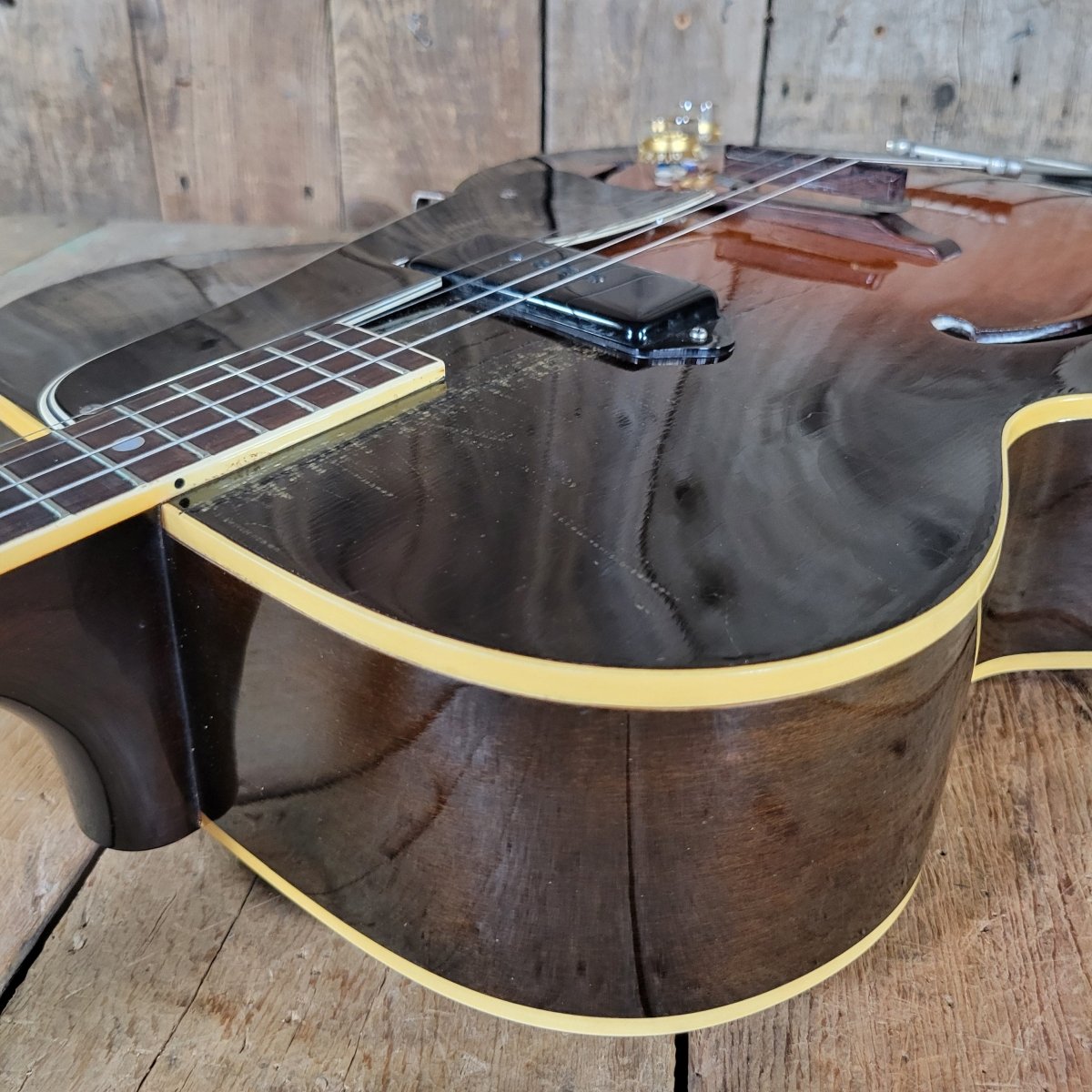Gibson ETG - 150 Electric Tenor Guitar – 1948, Rare (19 Made) with Hard Case - Mahar's Vintage Guitars