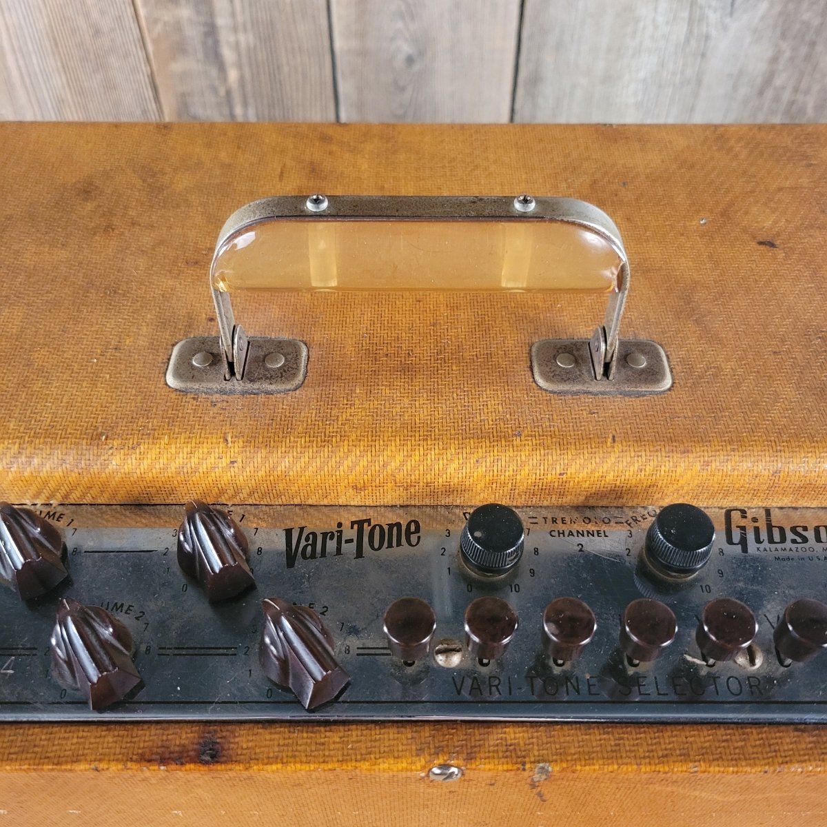 Gibson GA - 80 Vari - tone Tweed Guitar Amp 1959 - Mahar's Vintage Guitars