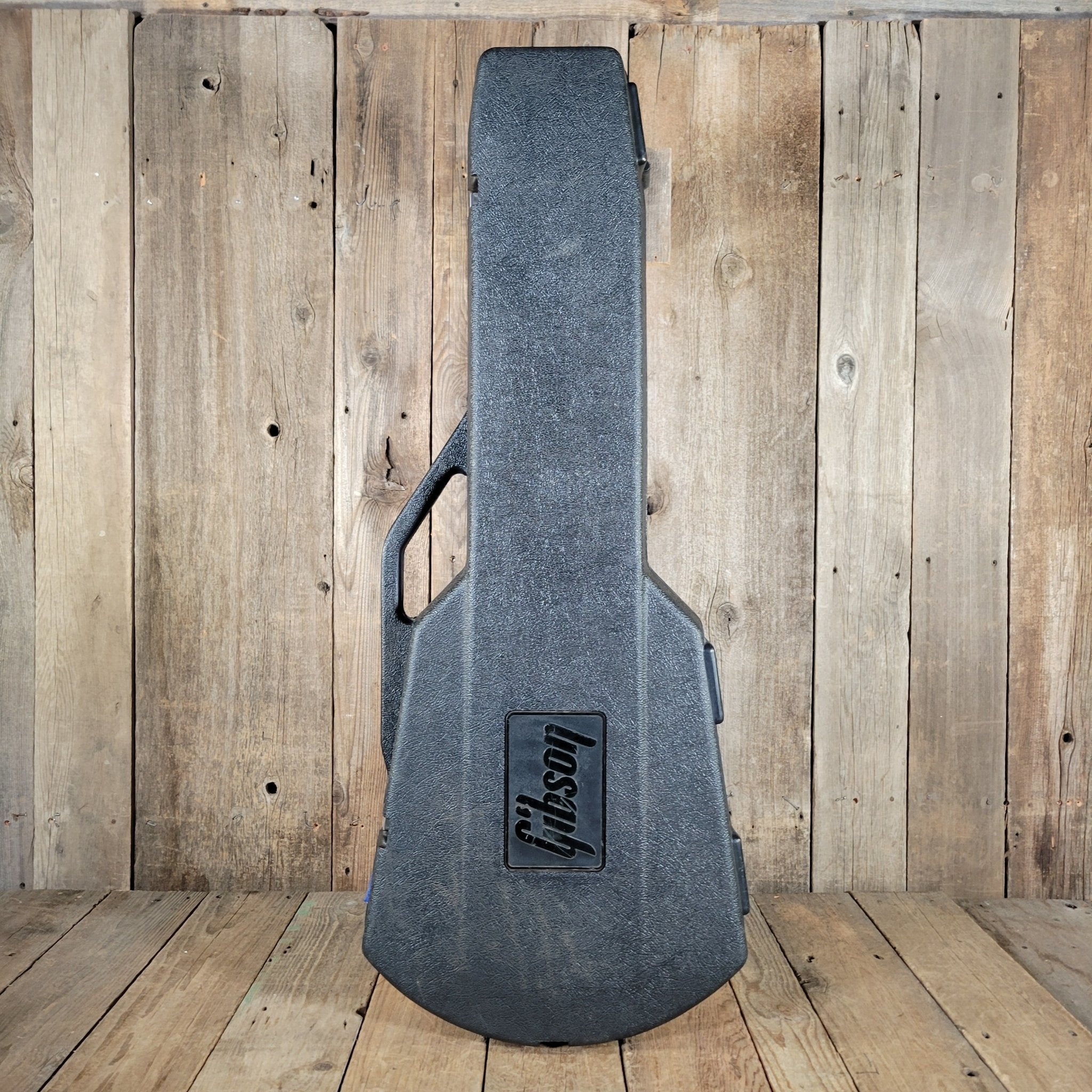 Gibson Les Paul Chainsaw Case 1980s – Original Protector Case with Blue Lining, Excellent Condition - Mahar's Vintage Guitars