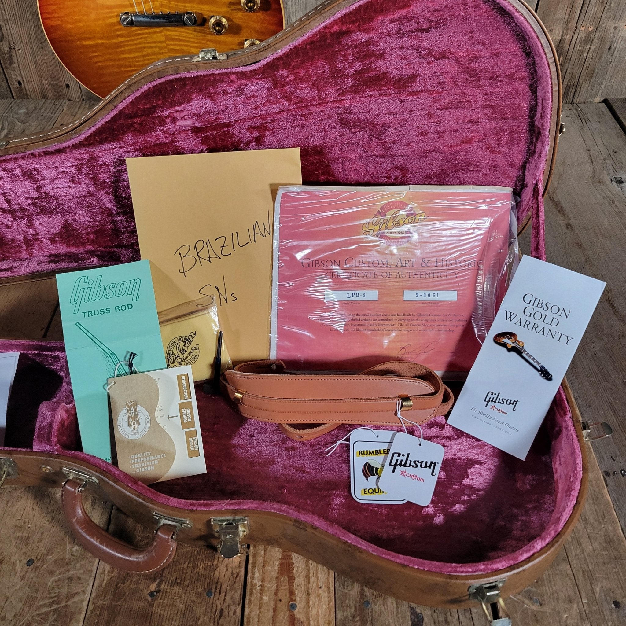 Gibson Les Paul LPR9 1959 Reissue Brazilian Fretboard Custom Art & Historic 2003 - Mahar's Vintage Guitars