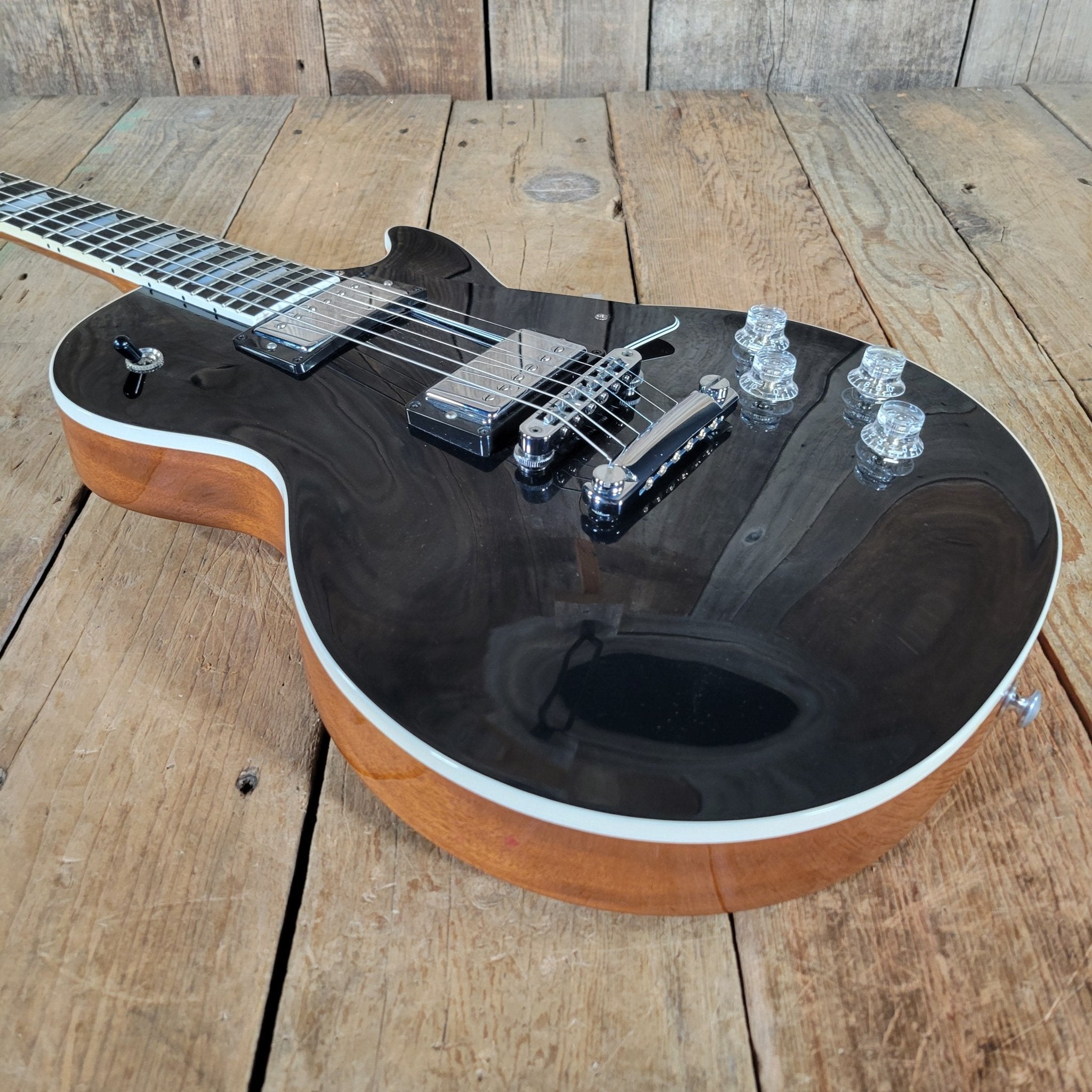 Gibson Les Paul Modern Graphite Top 2019 Chambered, Asymmetrical Neck, Push/Pull Coil Splitting - Mahar's Vintage Guitars