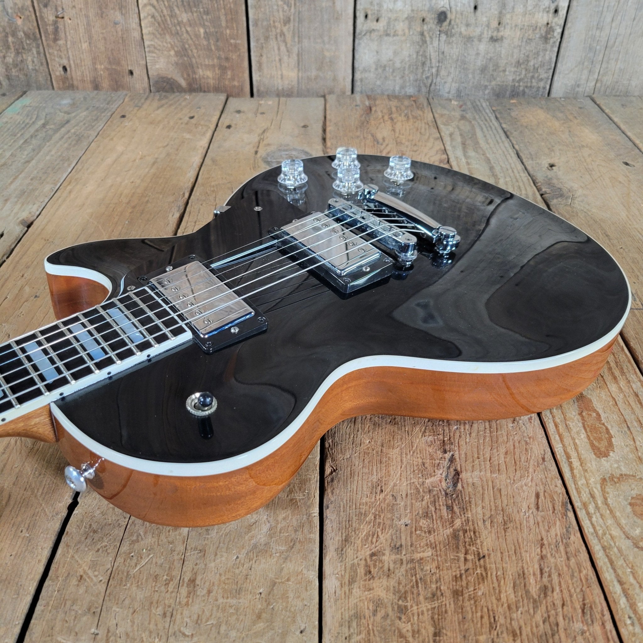 Gibson Les Paul Modern Graphite Top 2019 Chambered, Asymmetrical Neck, Push/Pull Coil Splitting - Mahar's Vintage Guitars