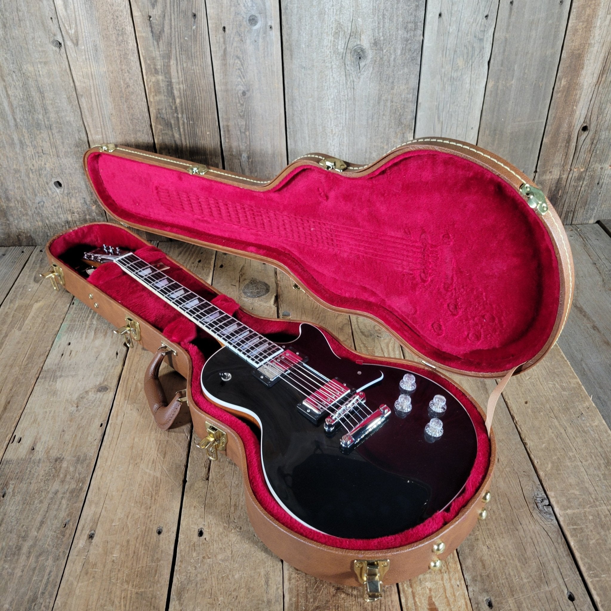 Gibson Les Paul Modern Graphite Top 2019 Chambered, Asymmetrical Neck, Push/Pull Coil Splitting - Mahar's Vintage Guitars