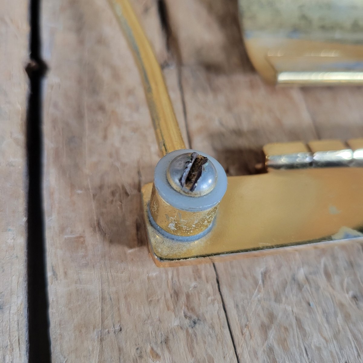 Gibson Maestro Long Gold Vibrola, complete no screws 1960s SG Firebird ES - Mahar's Vintage Guitars