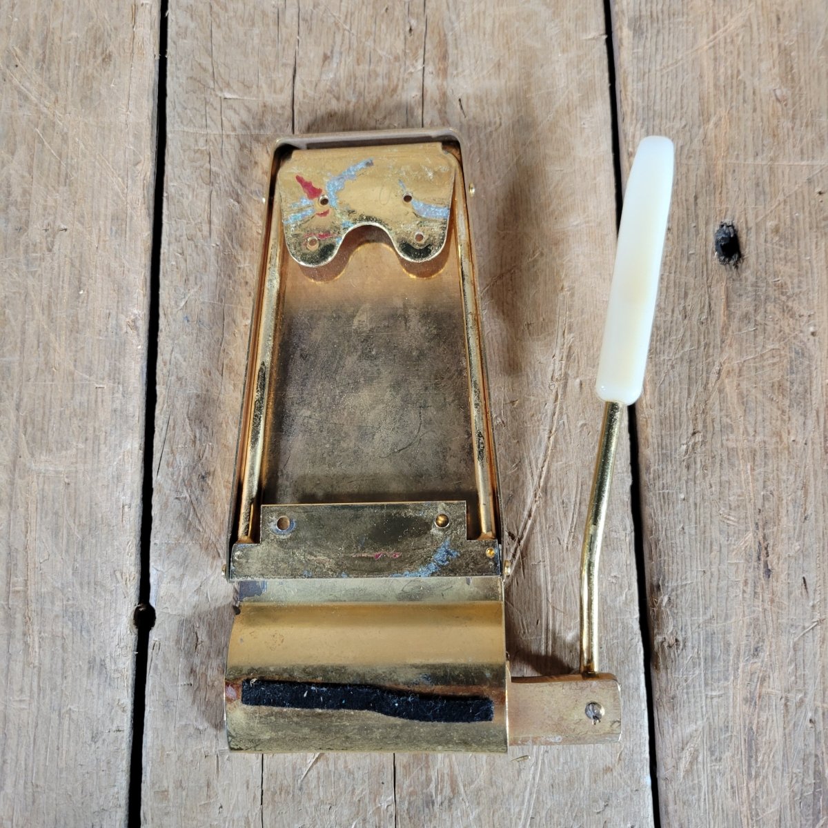 Gibson Maestro Long Gold Vibrola, complete no screws 1960s SG Firebird ES - Mahar's Vintage Guitars