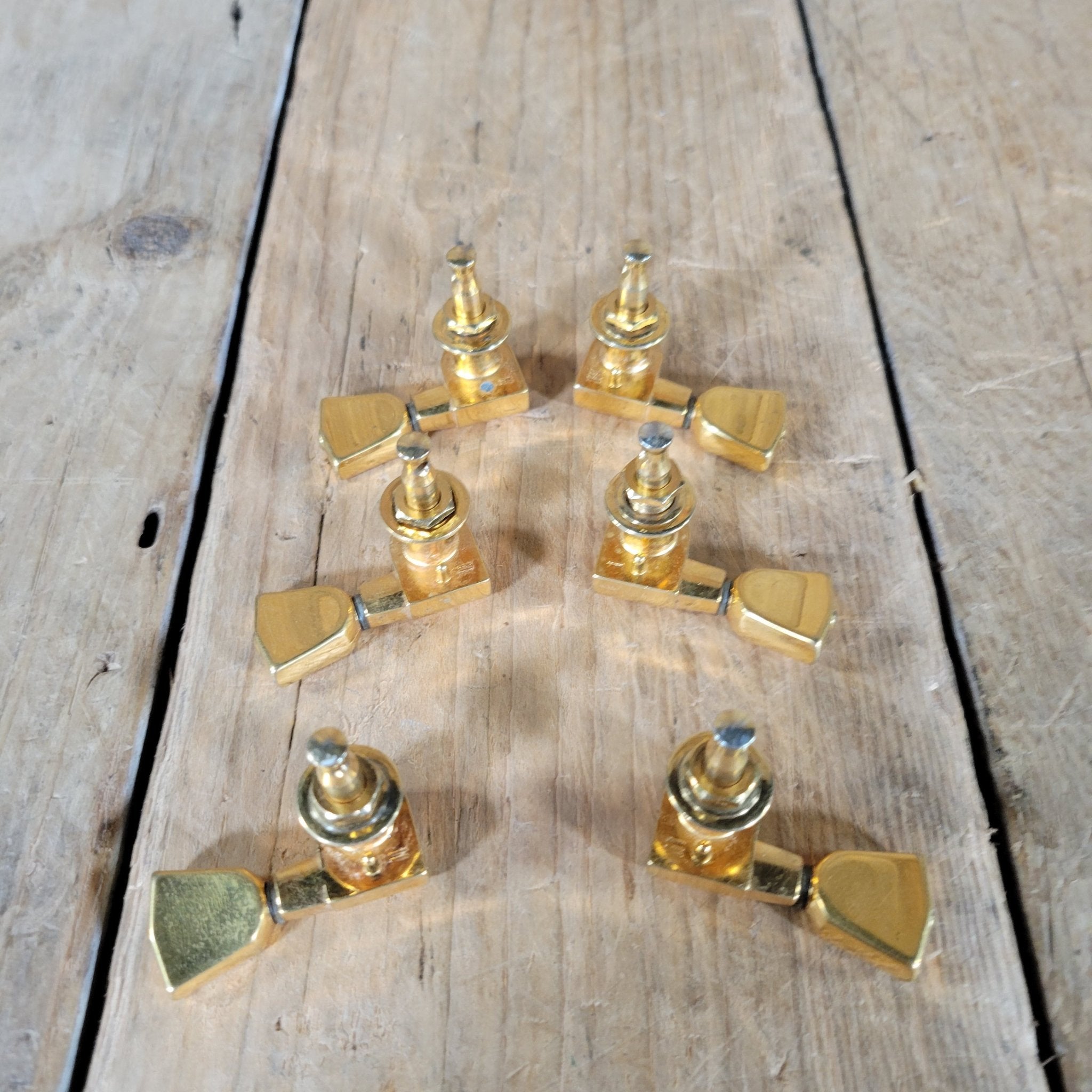 Gibson Schaller 3+3 tuning machines Tulip Gold 1980s Les Paul ES - 335 SG Acoustic - Mahar's Vintage Guitars