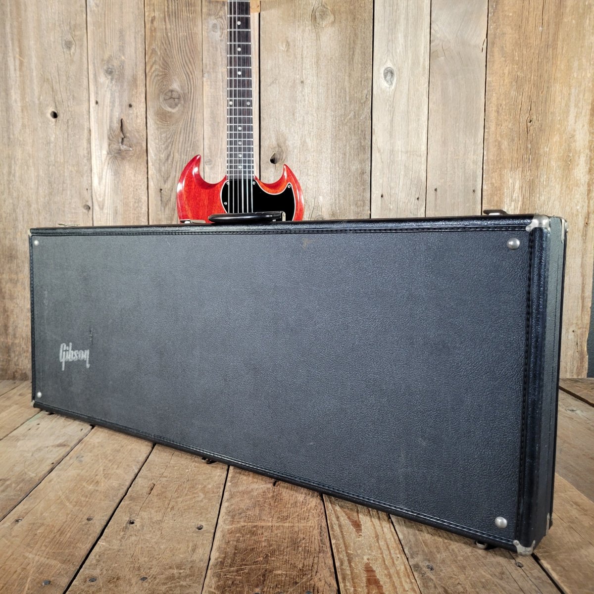 Gibson SG Junior 1965 – Wide 1 11/16" Nut, Vintage Rectangle Case, Late ’60s 5.5 Pounds! - Mahar's Vintage Guitars