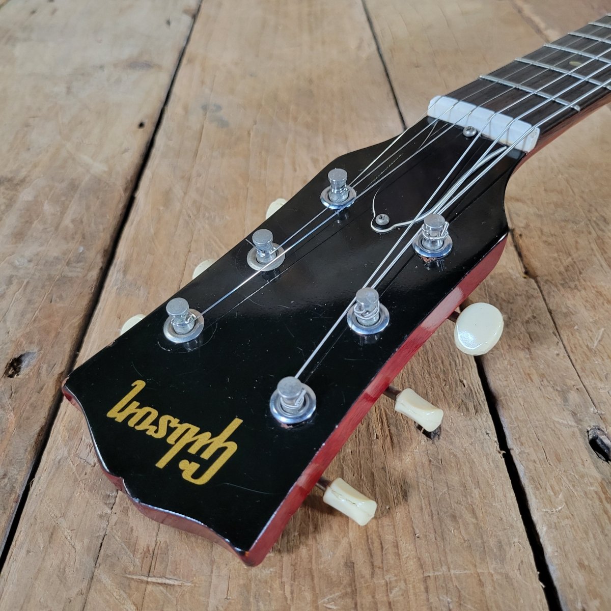 Gibson SG Junior 1965 – Wide 1 11/16" Nut, Vintage Rectangle Case, Late ’60s 5.5 Pounds! - Mahar's Vintage Guitars