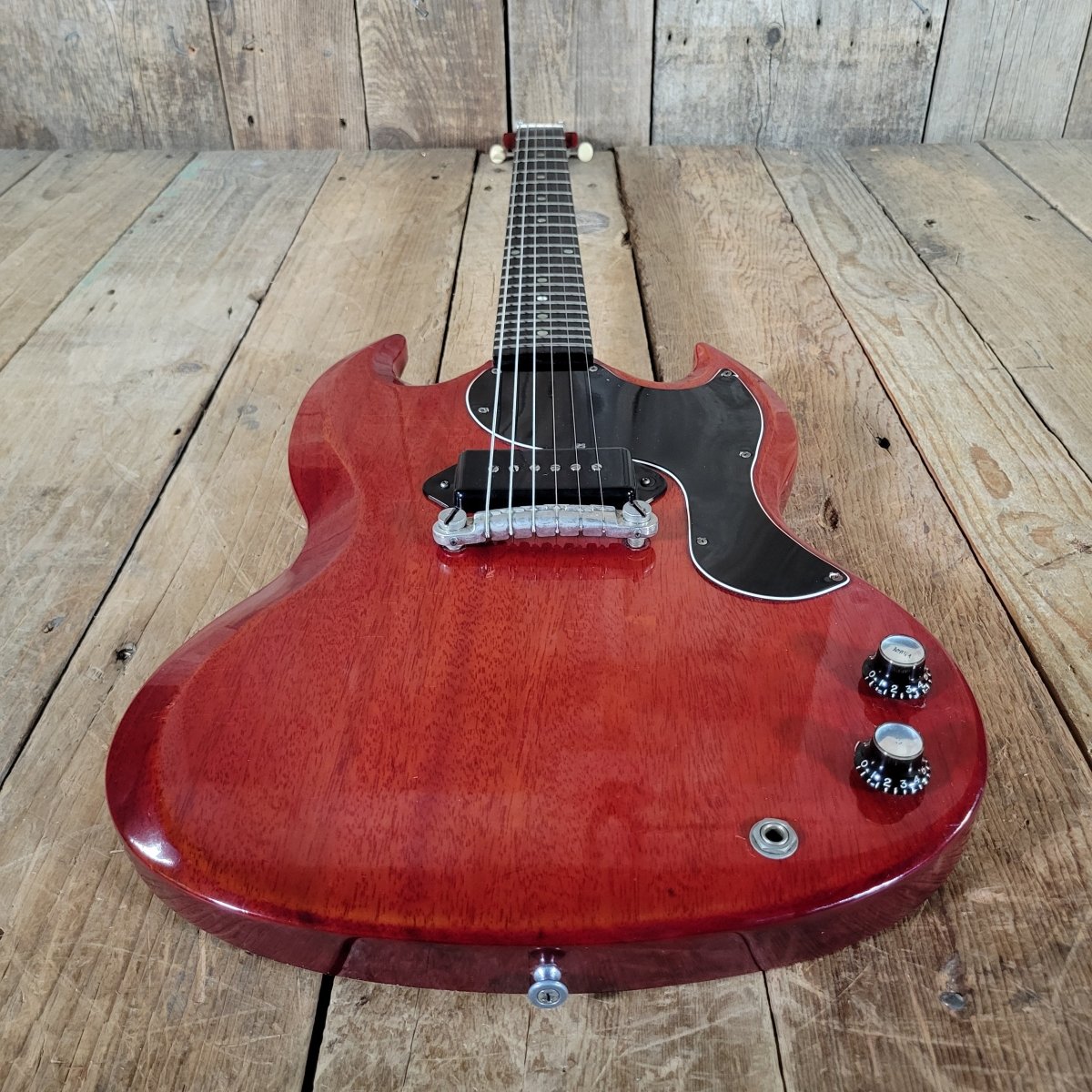 Gibson SG Junior 1965 – Wide 1 11/16" Nut, Vintage Rectangle Case, Late ’60s 5.5 Pounds! - Mahar's Vintage Guitars