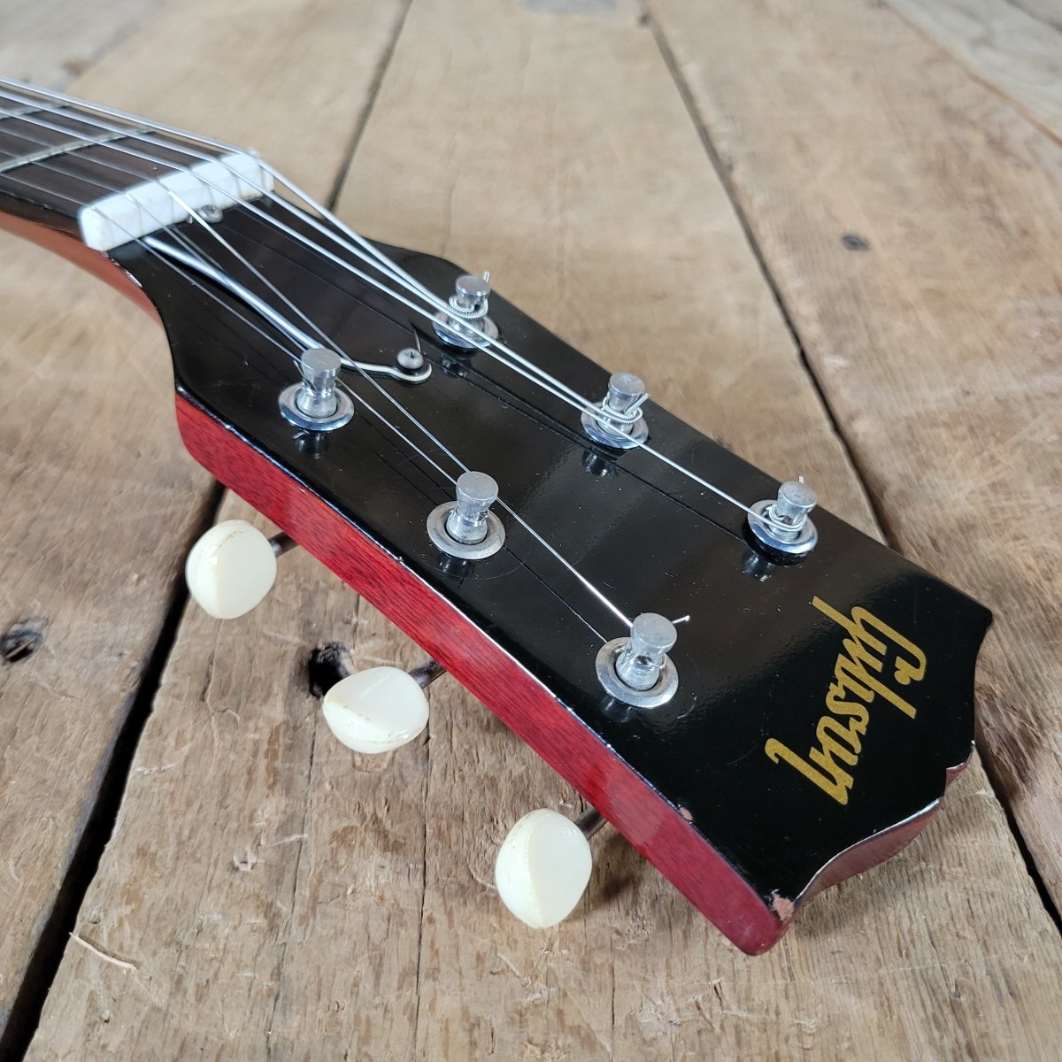 Gibson SG Junior 1965 – Wide 1 11/16" Nut, Vintage Rectangle Case, Late ’60s 5.5 Pounds! - Mahar's Vintage Guitars