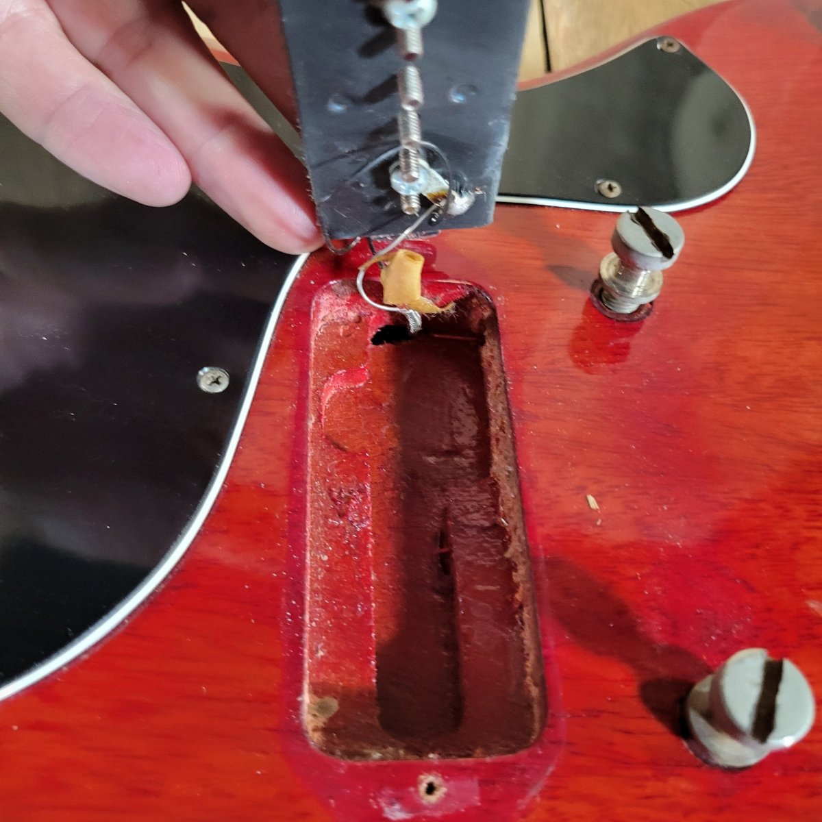 Gibson SG Junior 1965 – Wide 1 11/16" Nut, Vintage Rectangle Case, Late ’60s 5.5 Pounds! - Mahar's Vintage Guitars