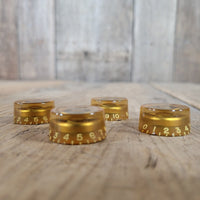 Gibson Speed Knobs Gold 1/2" 1953 1954 1955 - Mahar's Vintage Guitars