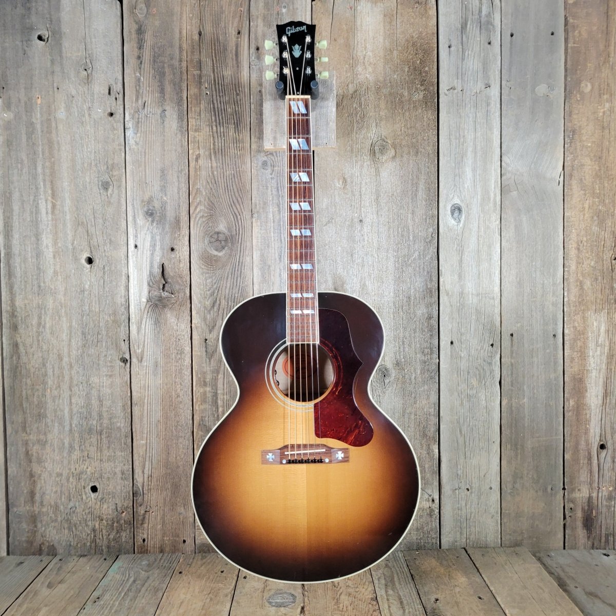 Gibson True Vintage J - 185 TV 2014 – Vintage Sunburst, Acoustic Guitar with Case - Mahar's Vintage Guitars