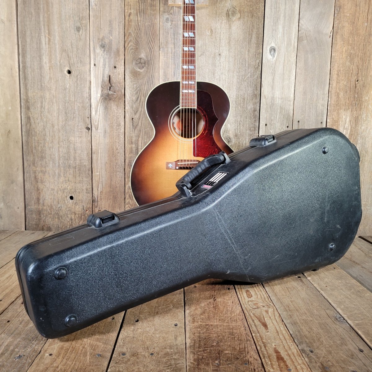 Gibson True Vintage J - 185 TV 2014 – Vintage Sunburst, Acoustic Guitar with Case - Mahar's Vintage Guitars