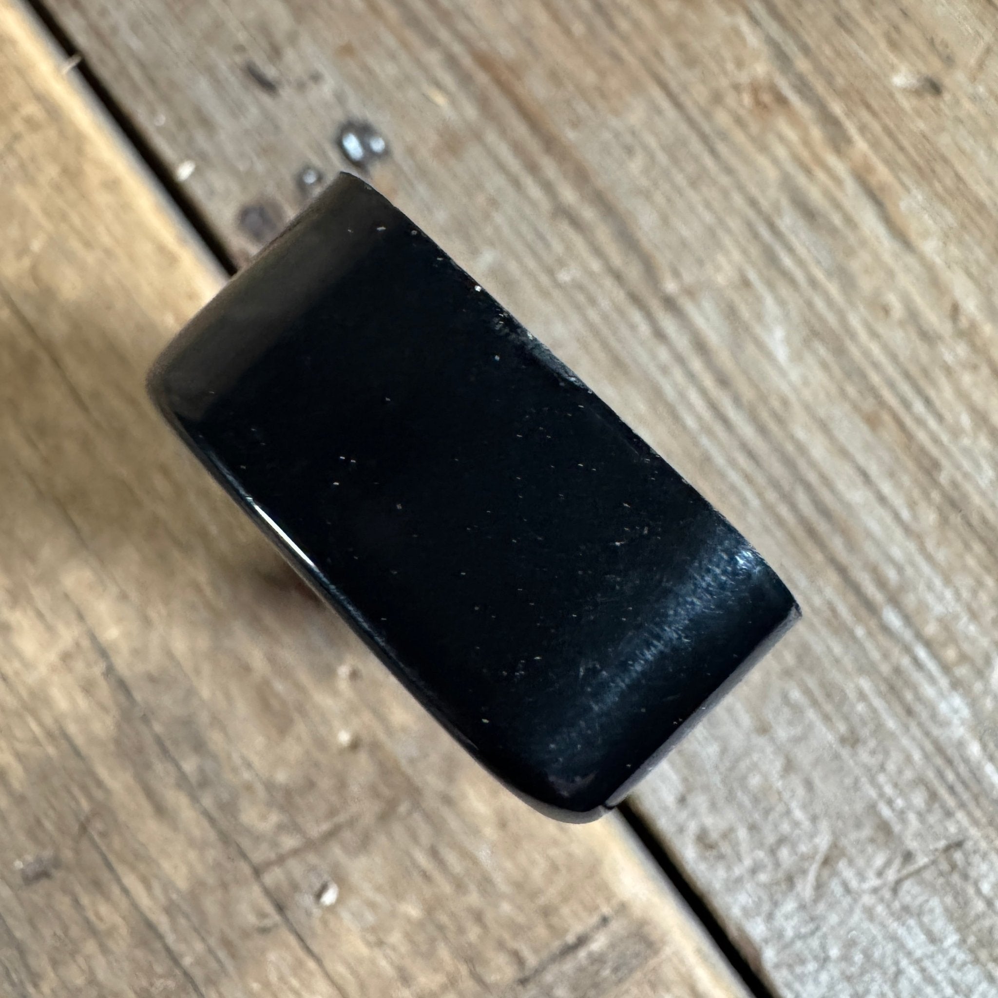 Gibson UC 452 B Soapbar pickup cover, black 1960s 1970s - Mahar's Vintage Guitars