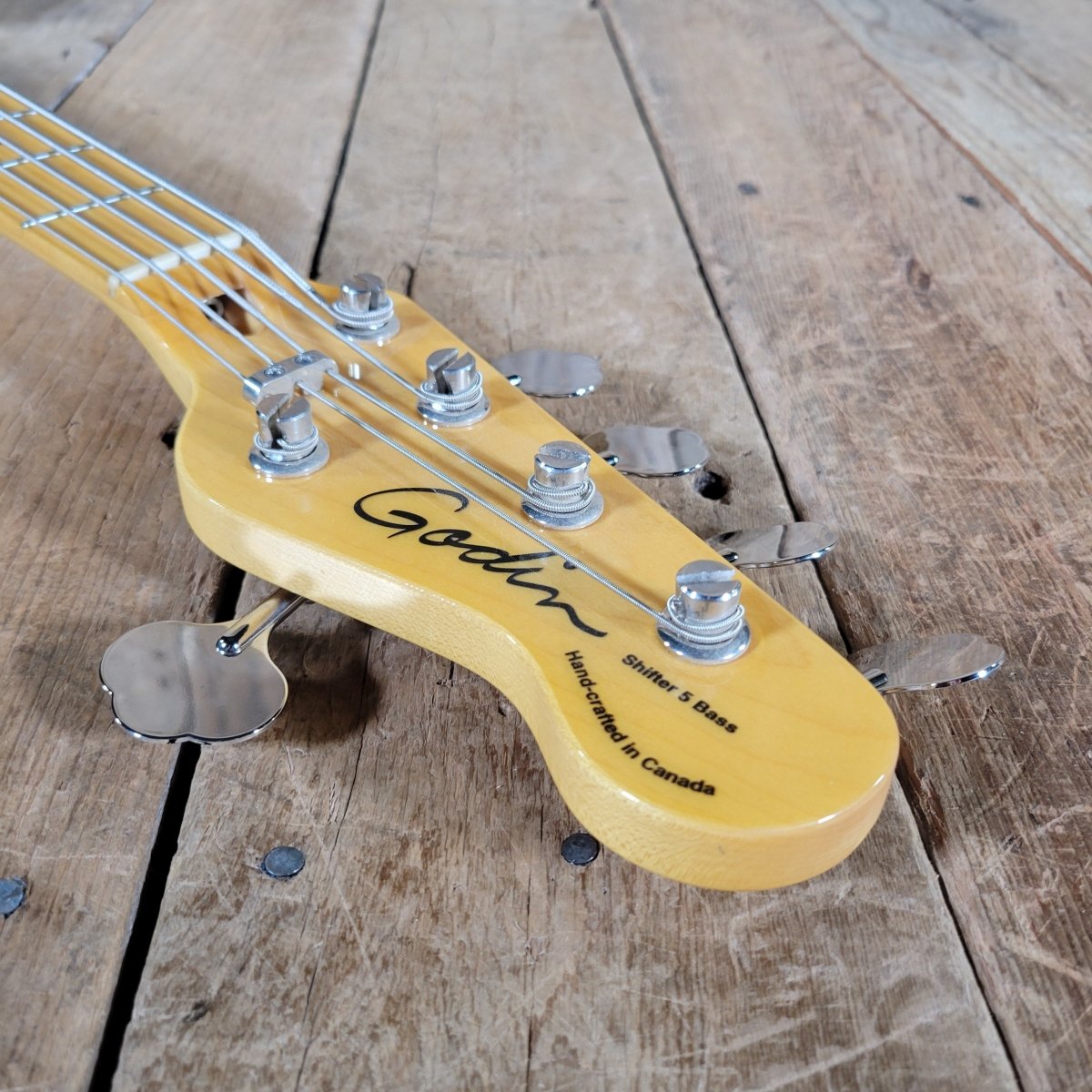 Godin Shifter 5 5 - String Bass 2012 – Canadian - Made Versatile Active Bass Guitar - Mahar's Vintage Guitars