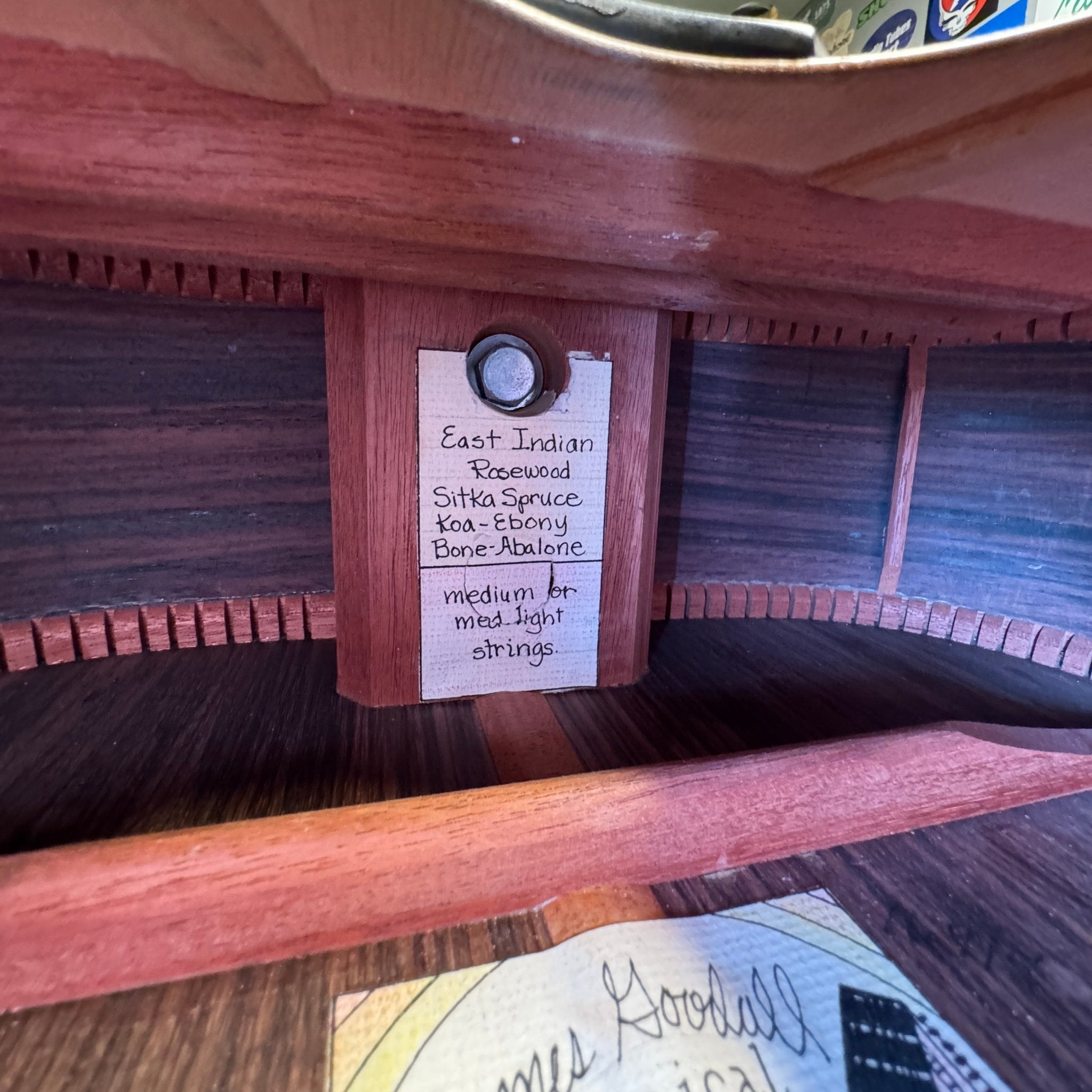 Goodall R107J Jumbo Acoustic 1981 San Diego Natural - Mahar's Vintage Guitars