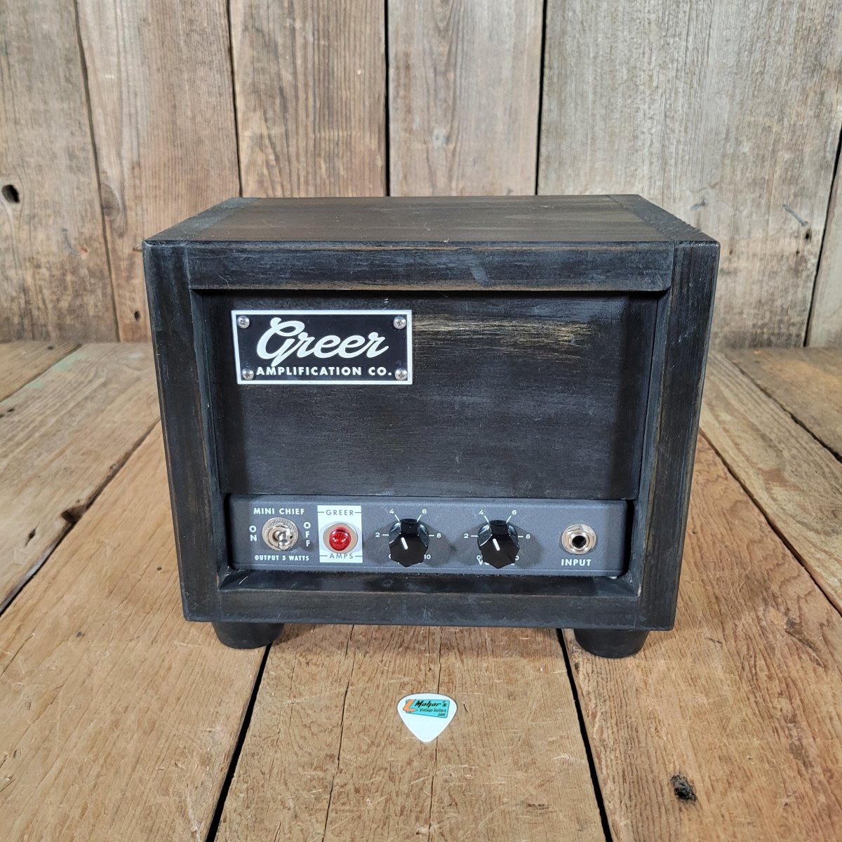 Greer Mini Chief 3 Watt Guitar Amplifier Head – Boutique Low Watt Tube Tone - Mahar's Vintage Guitars