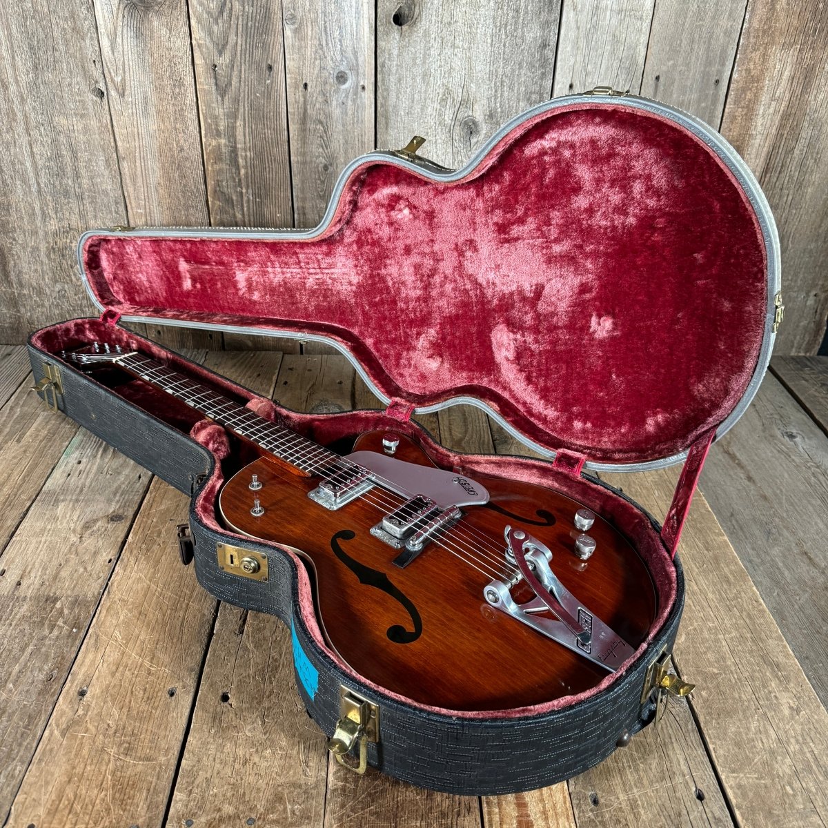 Gretsch 6113 Tennessean Transitional "Non - Chet" model 1961 Walnut - Mahar's Vintage Guitars
