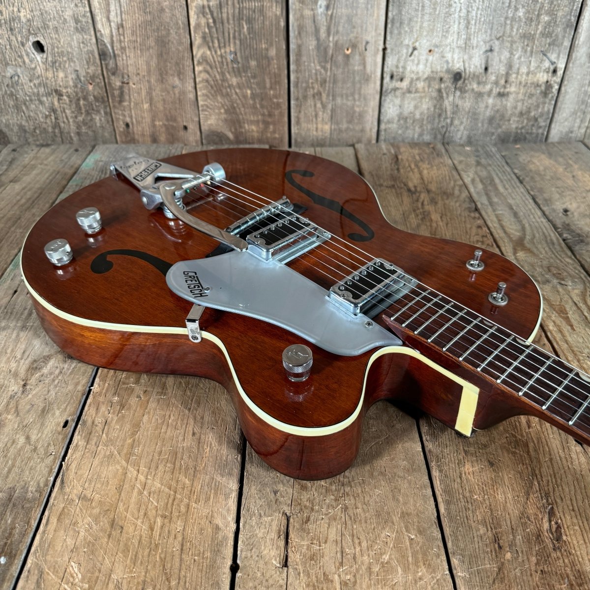 Gretsch 6113 Tennessean Transitional "Non - Chet" model 1961 Walnut - Mahar's Vintage Guitars