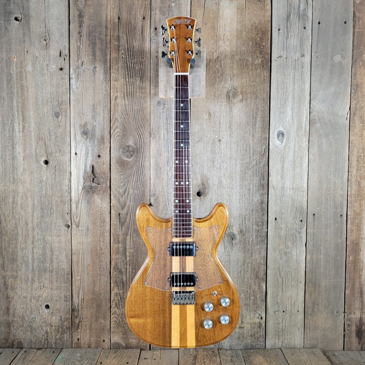 Gretsch Committee 7628 1977 – Vintage Electric Guitar, Rare Walnut Body - Mahar's Vintage Guitars