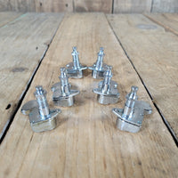 Grover Futura Patent Pending 3+3 Nickel w/ bushings and screws 1950s Flat Back - Mahar's Vintage Guitars