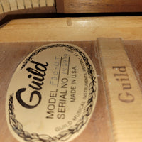 Guild F - 20 - NT Acoustic Guitar 1976 Natural Finish w/ Original Case – Vintage - Mahar's Vintage Guitars