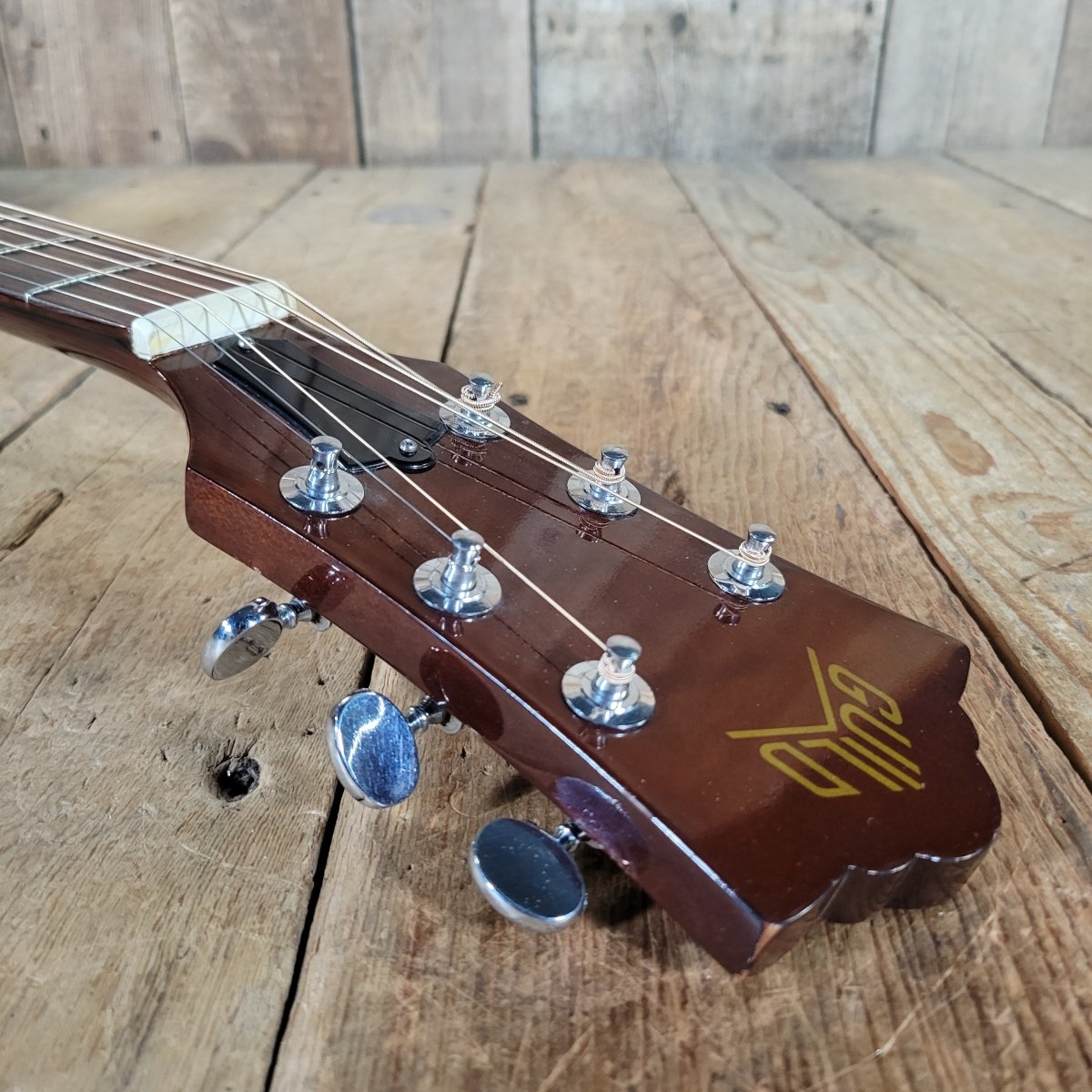 Guild F - 20 - NT Acoustic Guitar 1976 Natural Finish w/ Original Case – Vintage - Mahar's Vintage Guitars