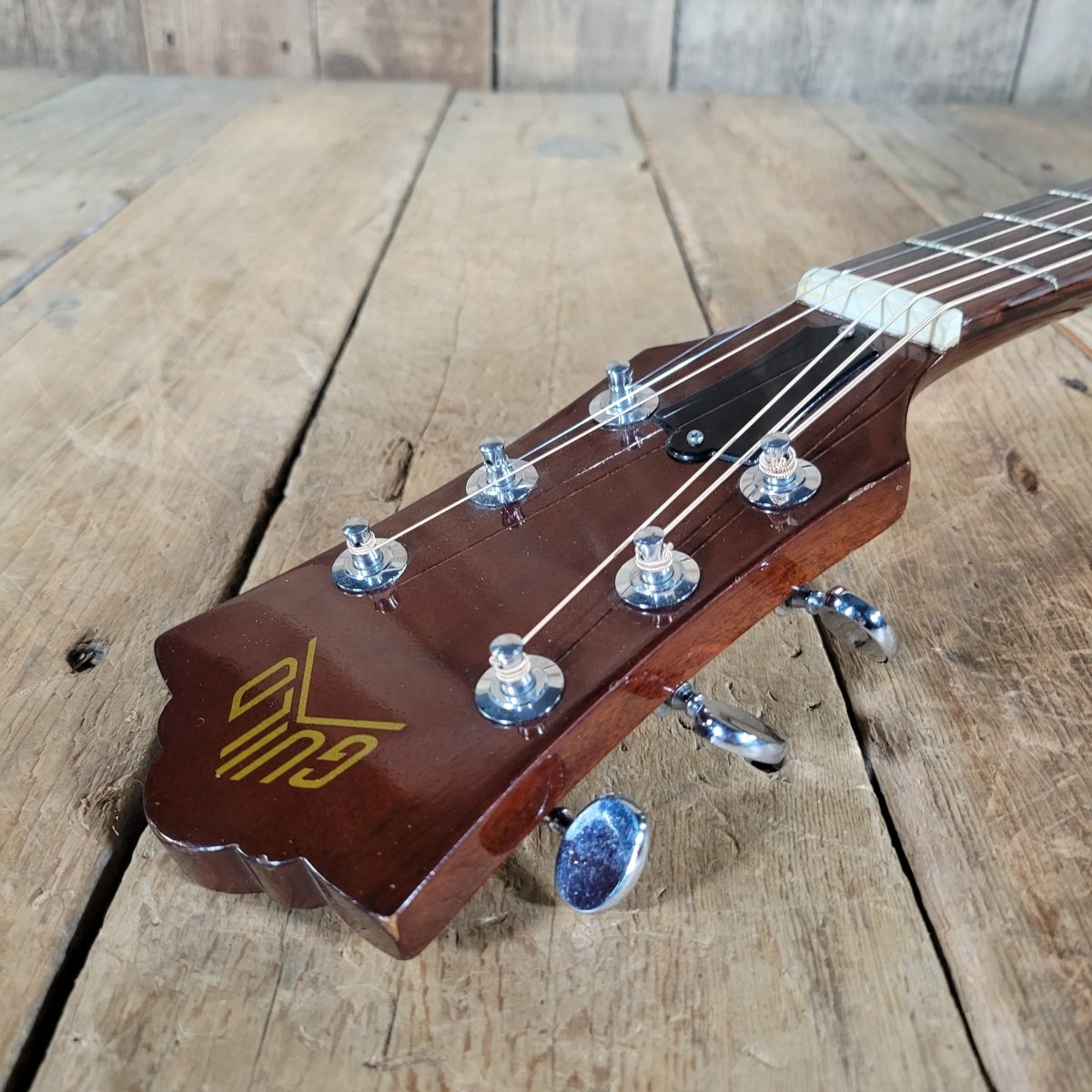 Guild F - 20 - NT Acoustic Guitar 1976 Natural Finish w/ Original Case – Vintage - Mahar's Vintage Guitars