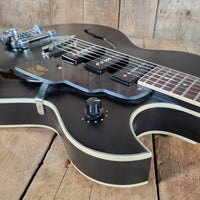 Guild Starfire I Jet 90 2021 – Satin Black SF - 1JET90/SBK w/Original Case - Mahar's Vintage Guitars