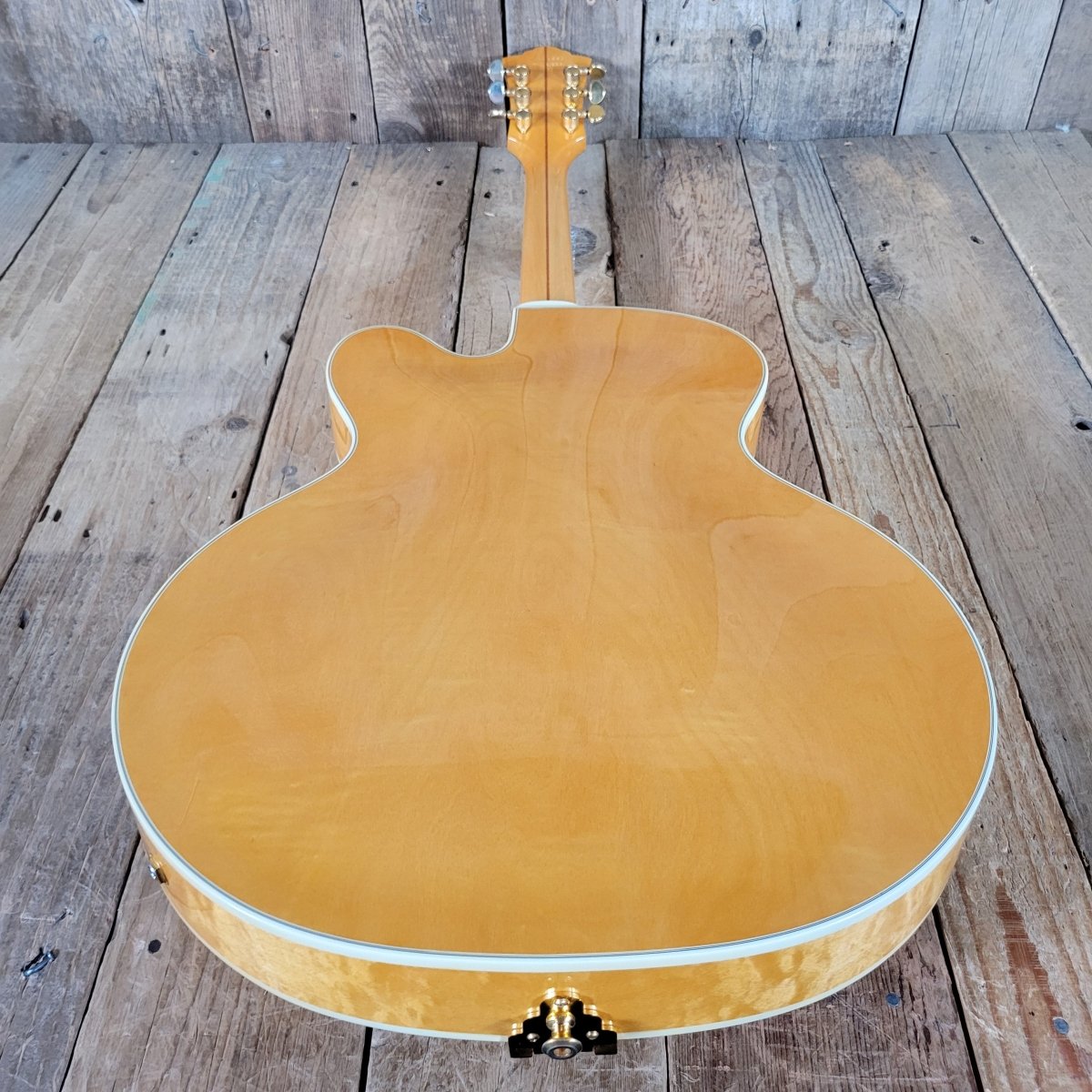 Guild X - 170 Archtop Hollowbody Guitar Blonde 1988 – Near Mint with Original Case - Mahar's Vintage Guitars