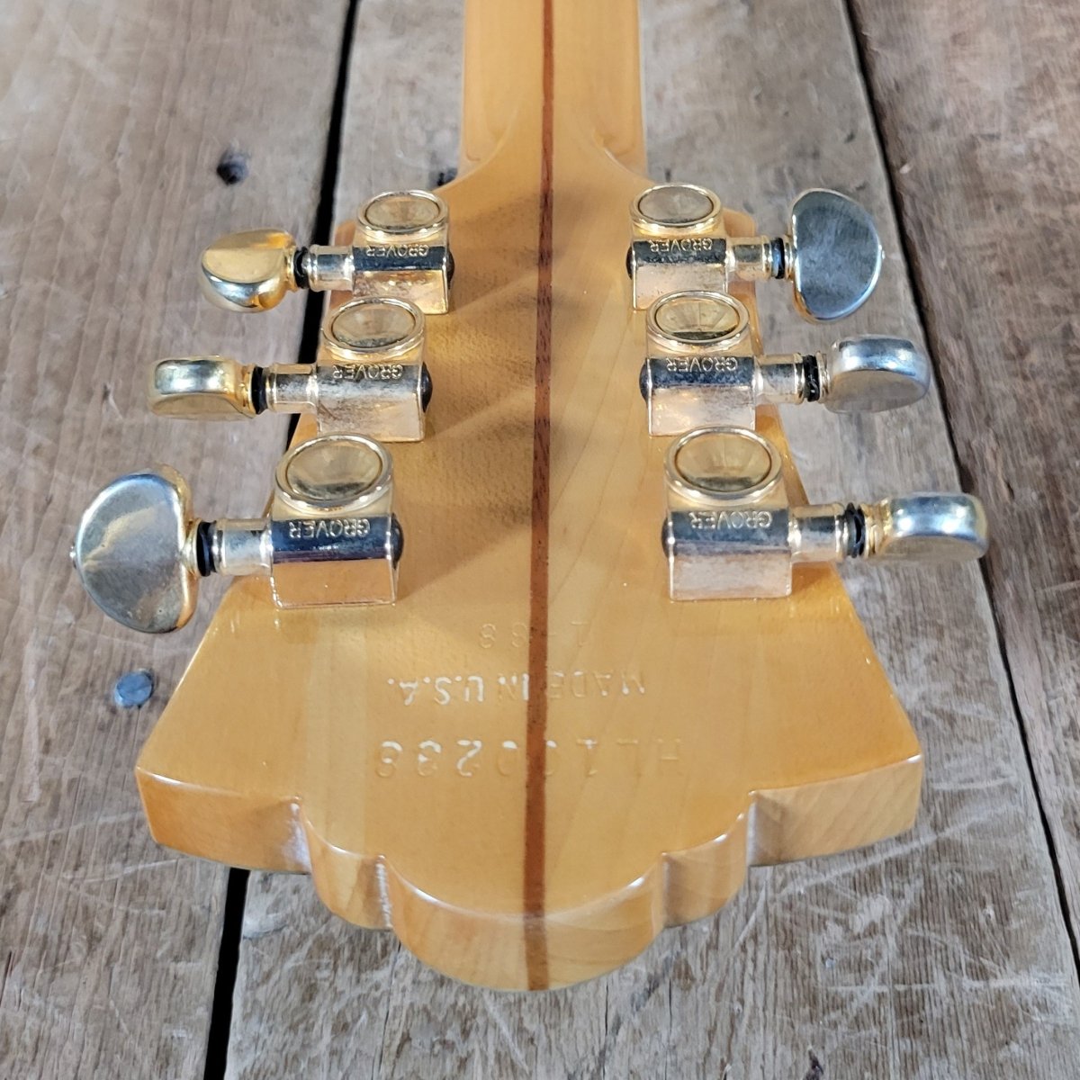 Guild X - 170 Archtop Hollowbody Guitar Blonde 1988 – Near Mint with Original Case - Mahar's Vintage Guitars