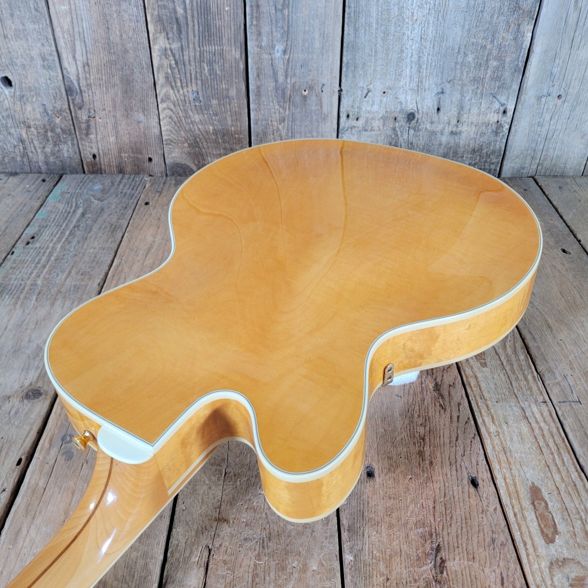 Guild X - 170 Archtop Hollowbody Guitar Blonde 1988 – Near Mint with Original Case - Mahar's Vintage Guitars