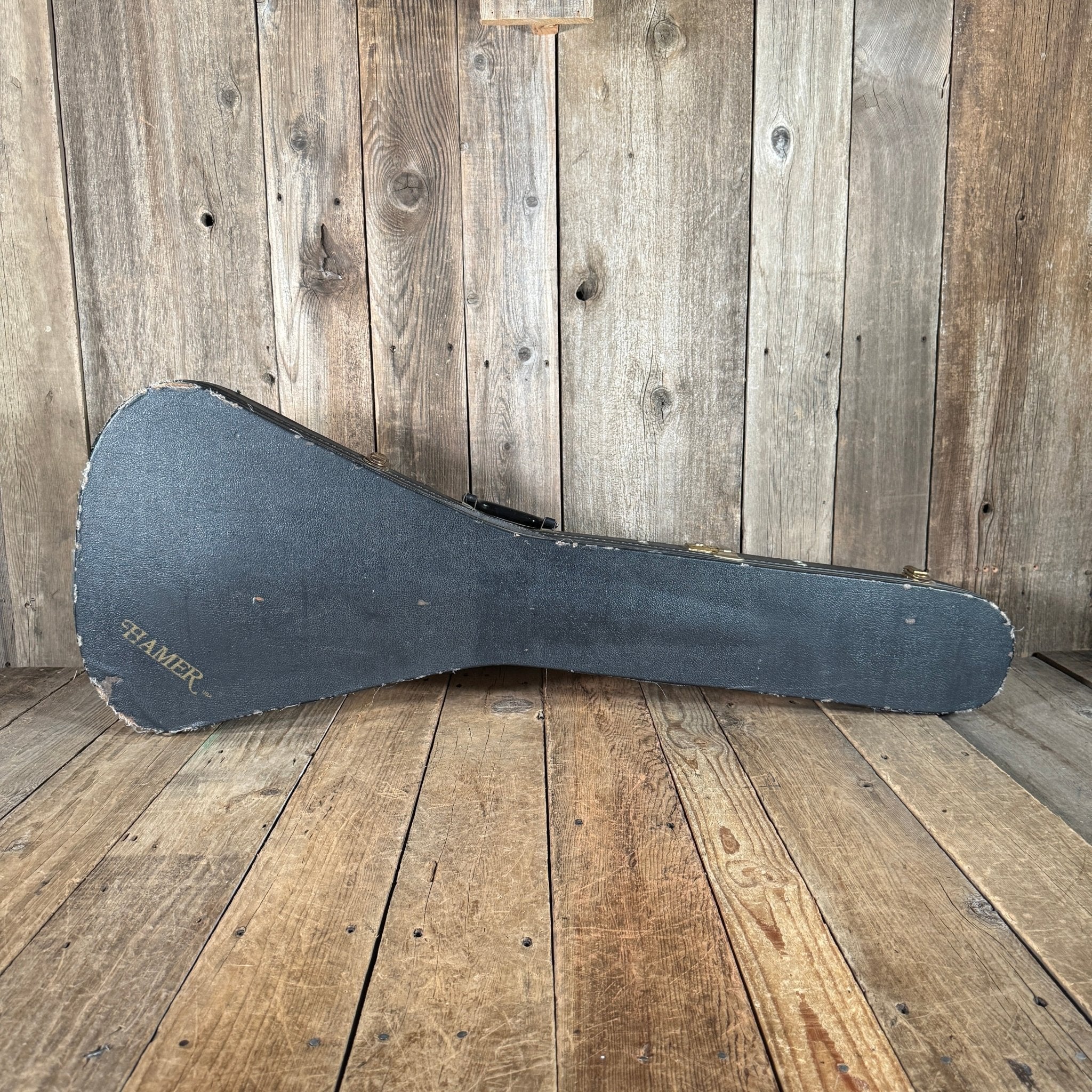 Hamer Flying V case Vector 1980s - Mahar's Vintage Guitars