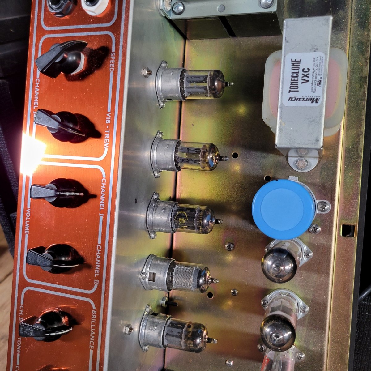 Hand - Wired JMI Vox AC15 Style Amp w/ Mercury Magnetics - Mahar's Vintage Guitars