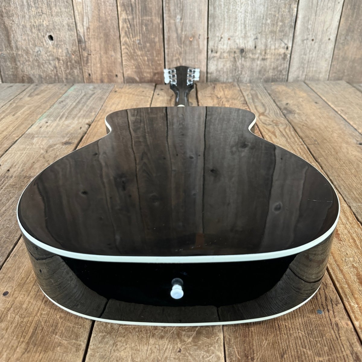 Harmony H1204 Sovereign Jet Set 1971 Black - Mahar's Vintage Guitars