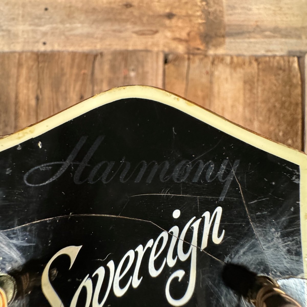 Harmony H1204 Sovereign Jet Set 1971 Black - Mahar's Vintage Guitars