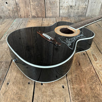 Harmony H1204 Sovereign Jet Set 1971 Black - Mahar's Vintage Guitars