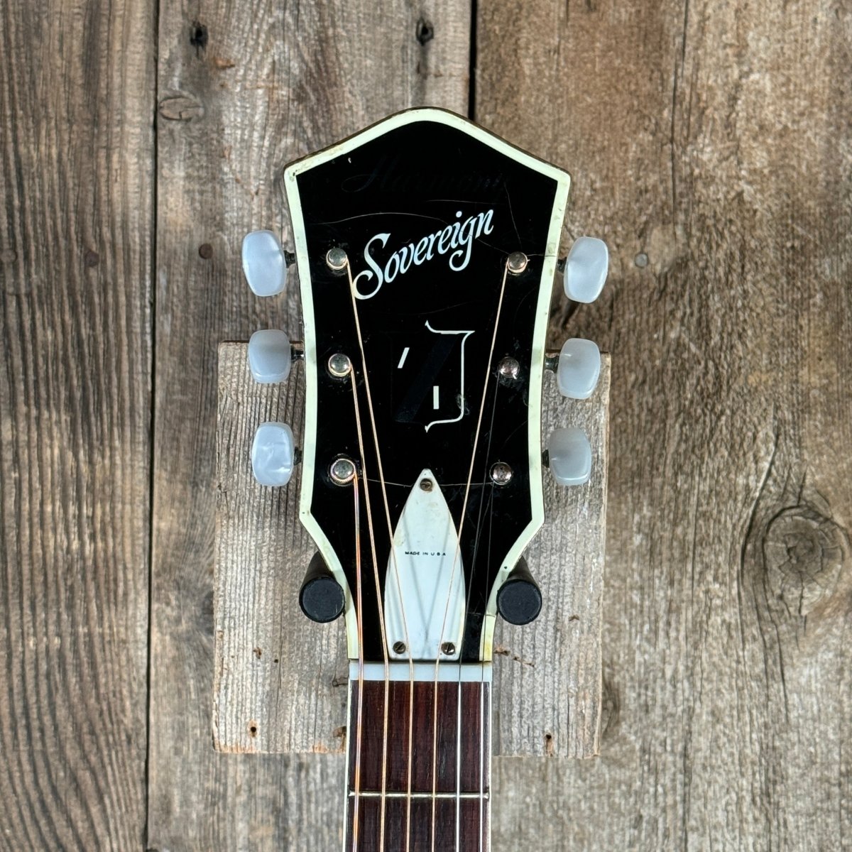 Harmony H1204 Sovereign Jet Set 1971 Black - Mahar's Vintage Guitars