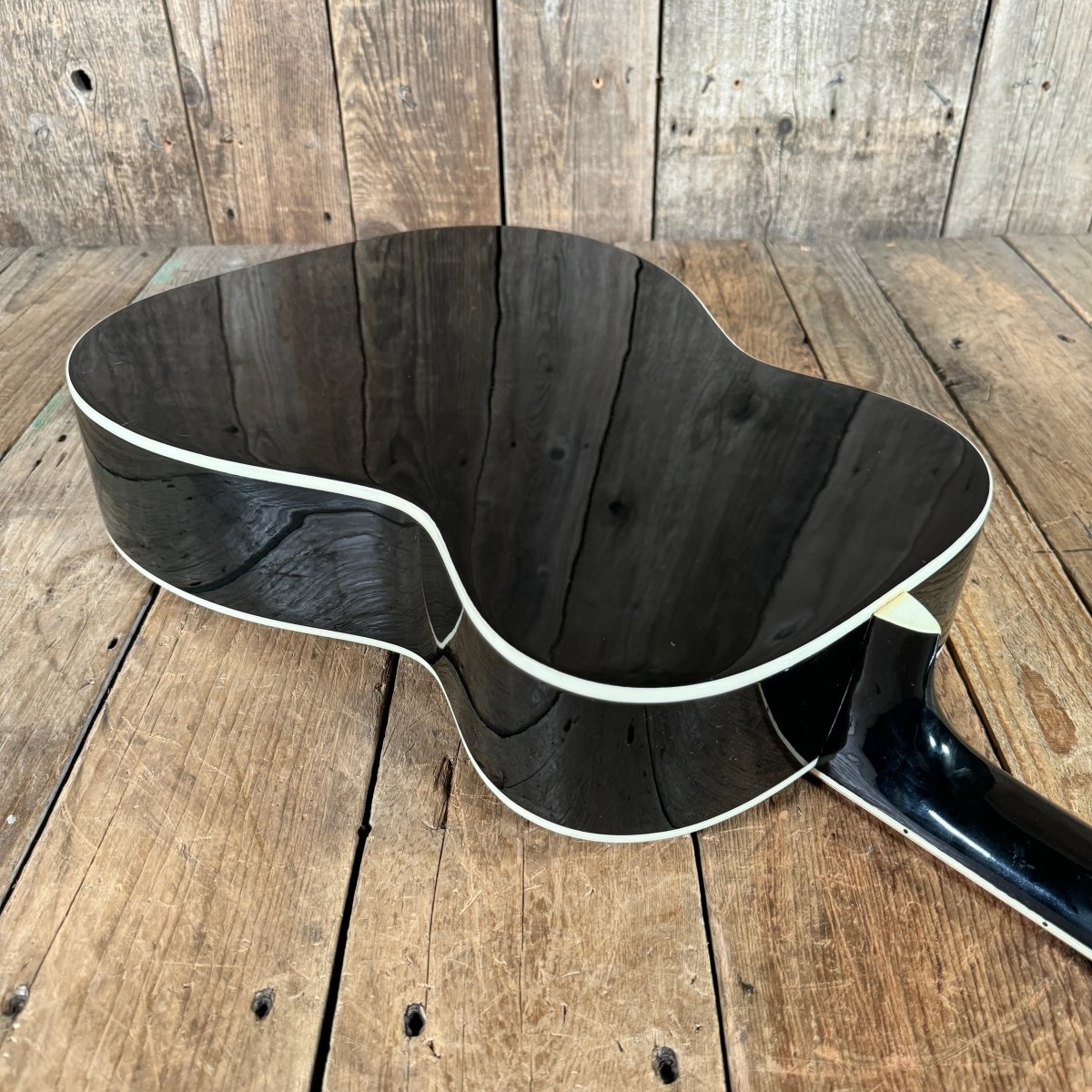 Harmony H1204 Sovereign Jet Set 1971 Black - Mahar's Vintage Guitars