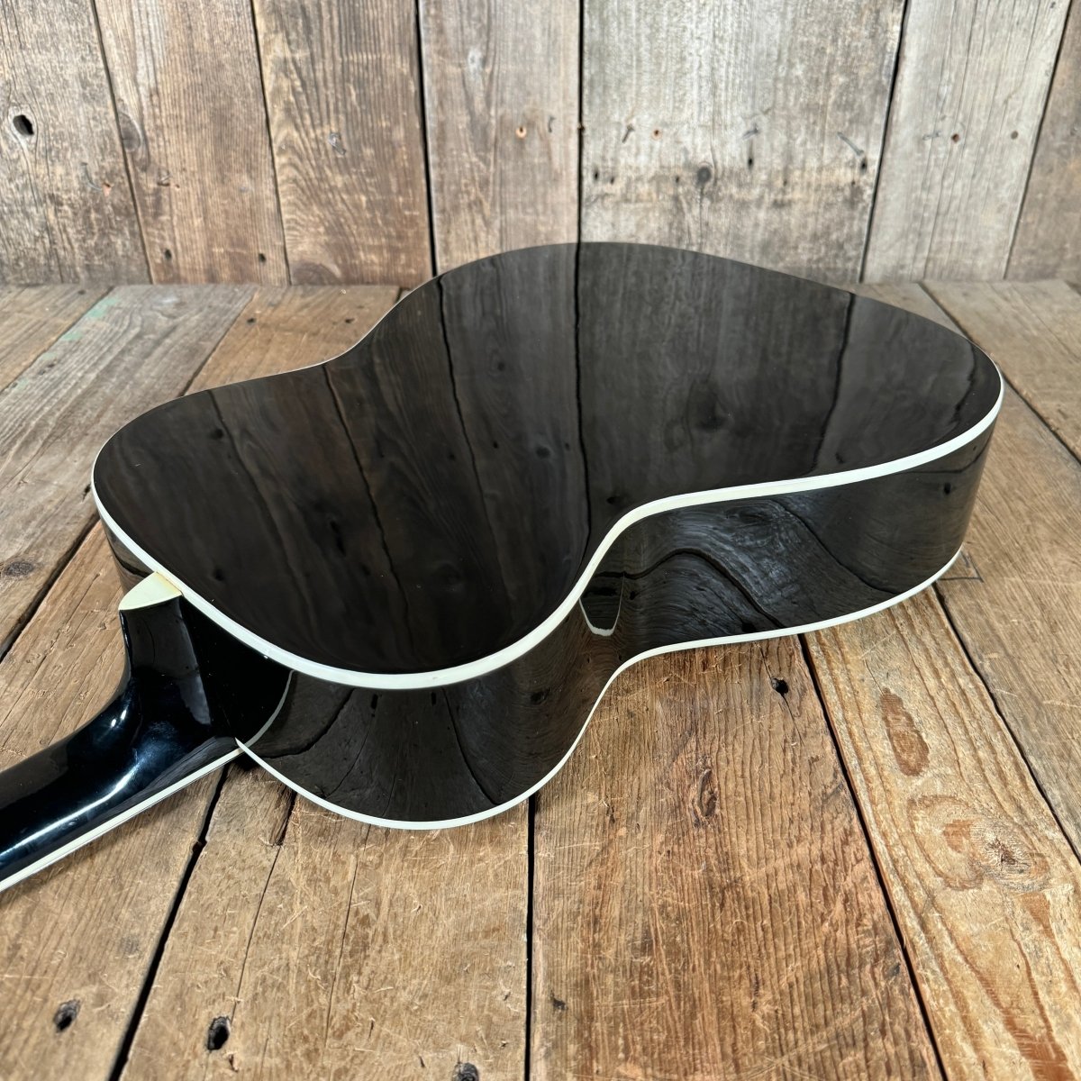 Harmony H1204 Sovereign Jet Set 1971 Black - Mahar's Vintage Guitars