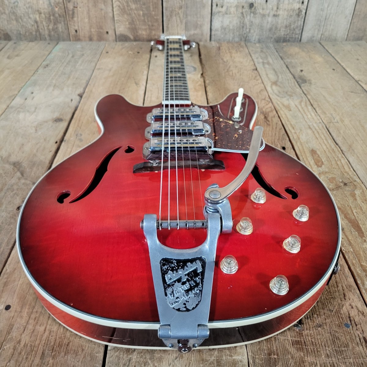Harmony H77 Hollowbody Electric 1963 (Pre - H78 Model) - Mahar's Vintage Guitars