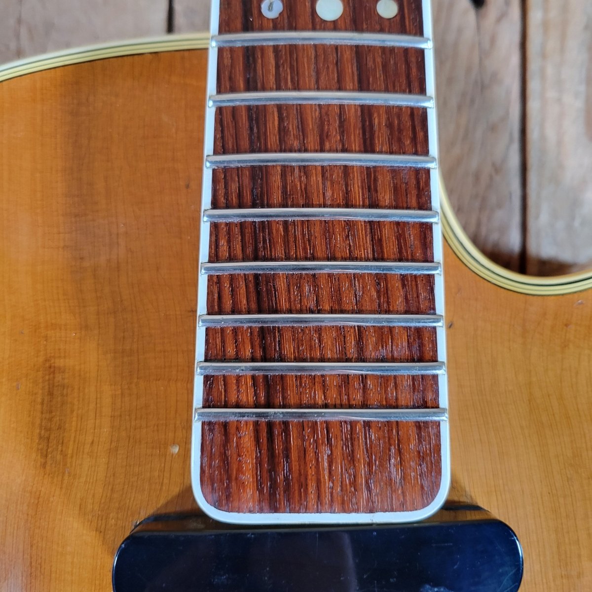 Höfner 1956 President Blonde Round Panel Archtop Guitar – Vintage German Craftsmanship - Mahar's Vintage Guitars