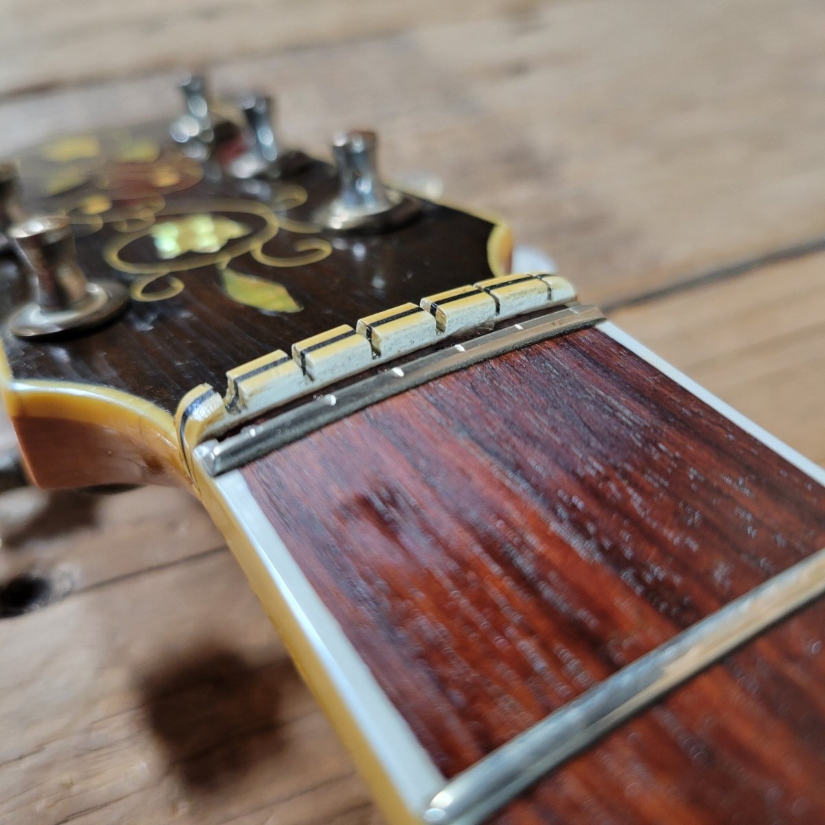 Höfner 1956 President Blonde Round Panel Archtop Guitar – Vintage German Craftsmanship - Mahar's Vintage Guitars