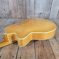 Höfner 1956 President Blonde Round Panel Archtop Guitar – Vintage German Craftsmanship - Mahar's Vintage Guitars
