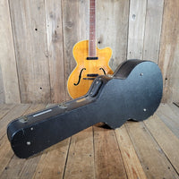 Höfner 1956 President Blonde Round Panel Archtop Guitar – Vintage German Craftsmanship - Mahar's Vintage Guitars