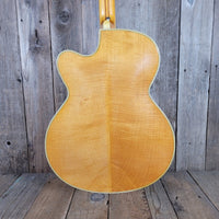 Höfner 1956 President Blonde Round Panel Archtop Guitar – Vintage German Craftsmanship - Mahar's Vintage Guitars