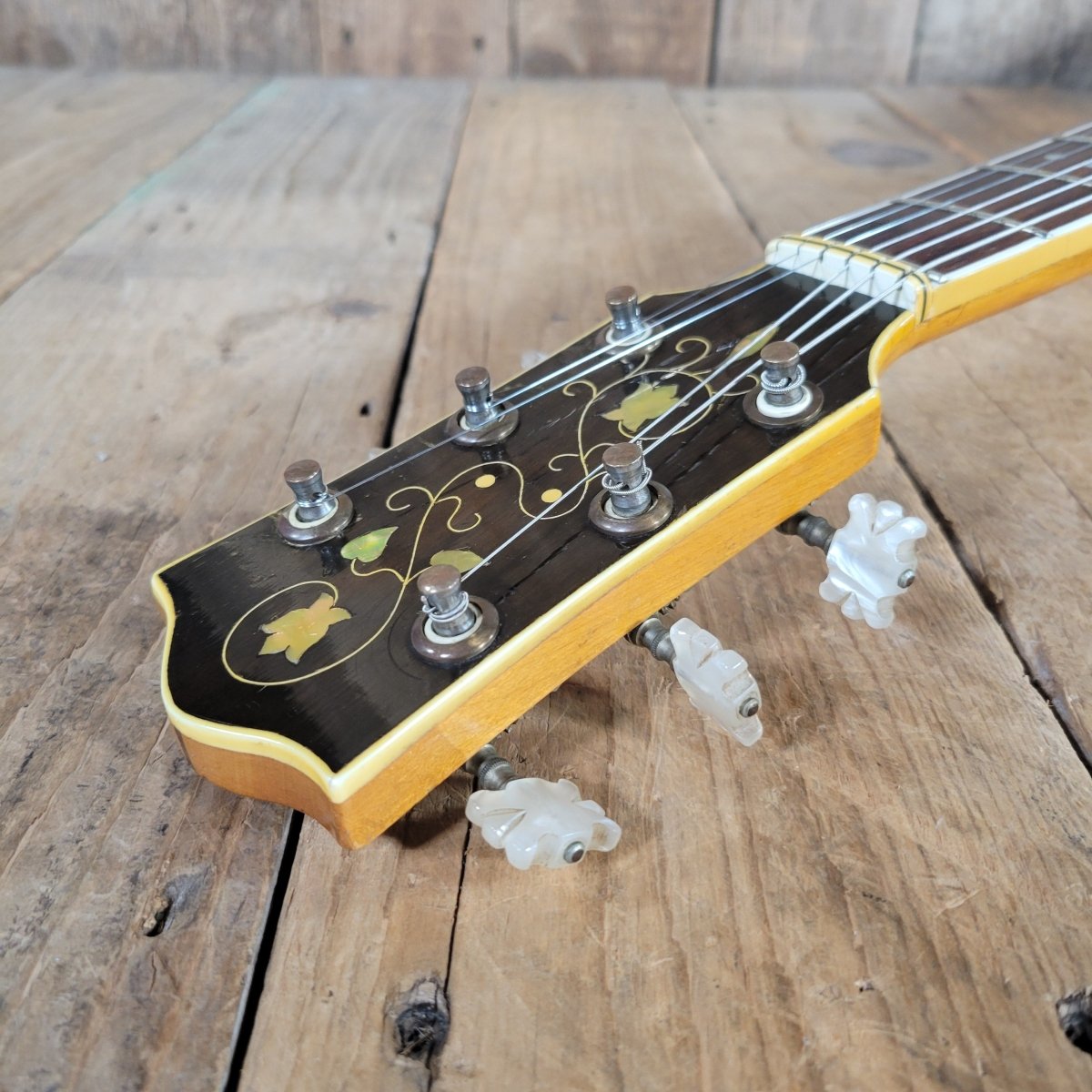 Höfner 1956 President Blonde Round Panel Archtop Guitar – Vintage German Craftsmanship - Mahar's Vintage Guitars