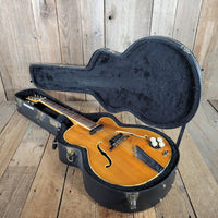 Höfner 1956 President Blonde Round Panel Archtop Guitar – Vintage German Craftsmanship - Mahar's Vintage Guitars